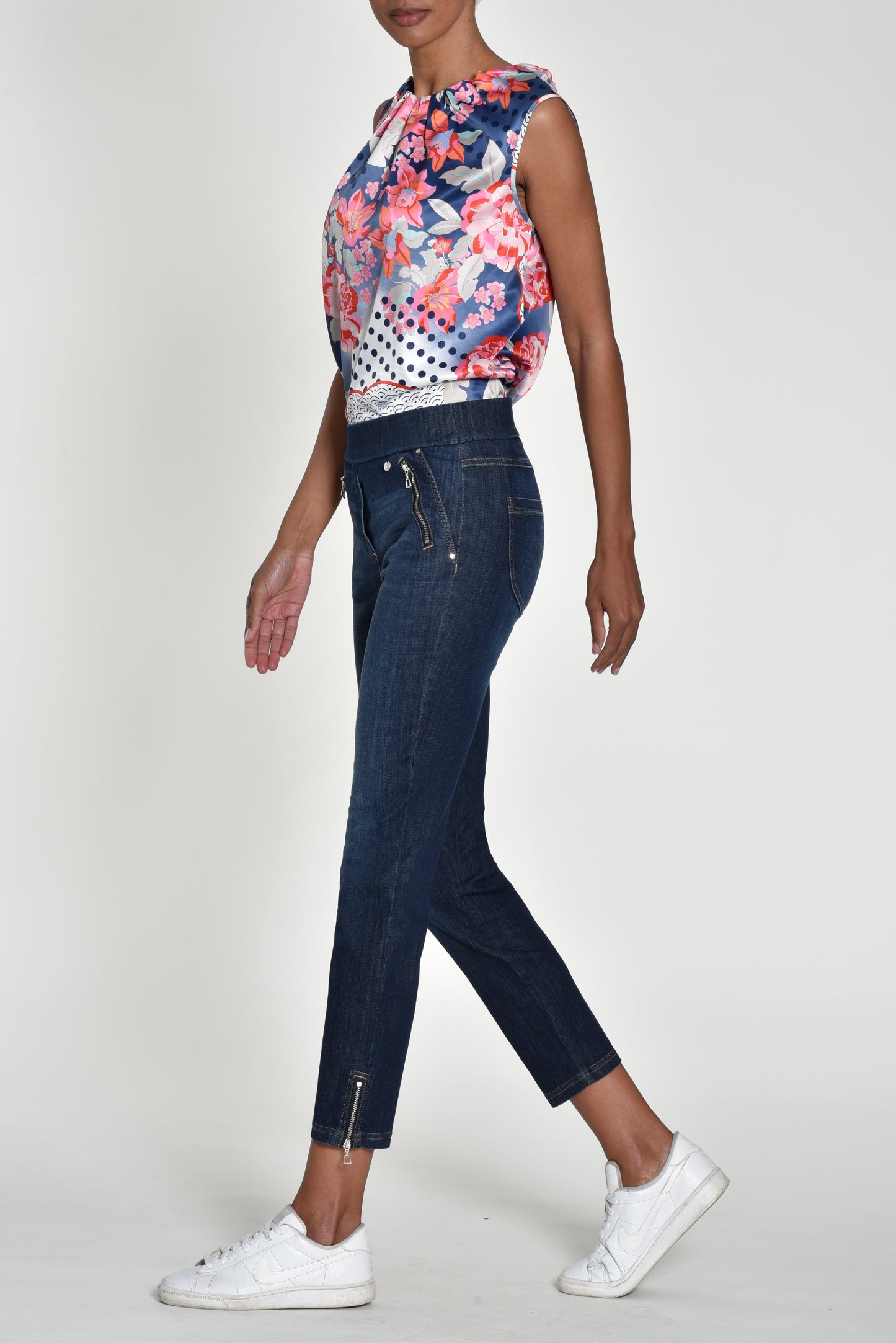 Robell Nena Navy Jeans