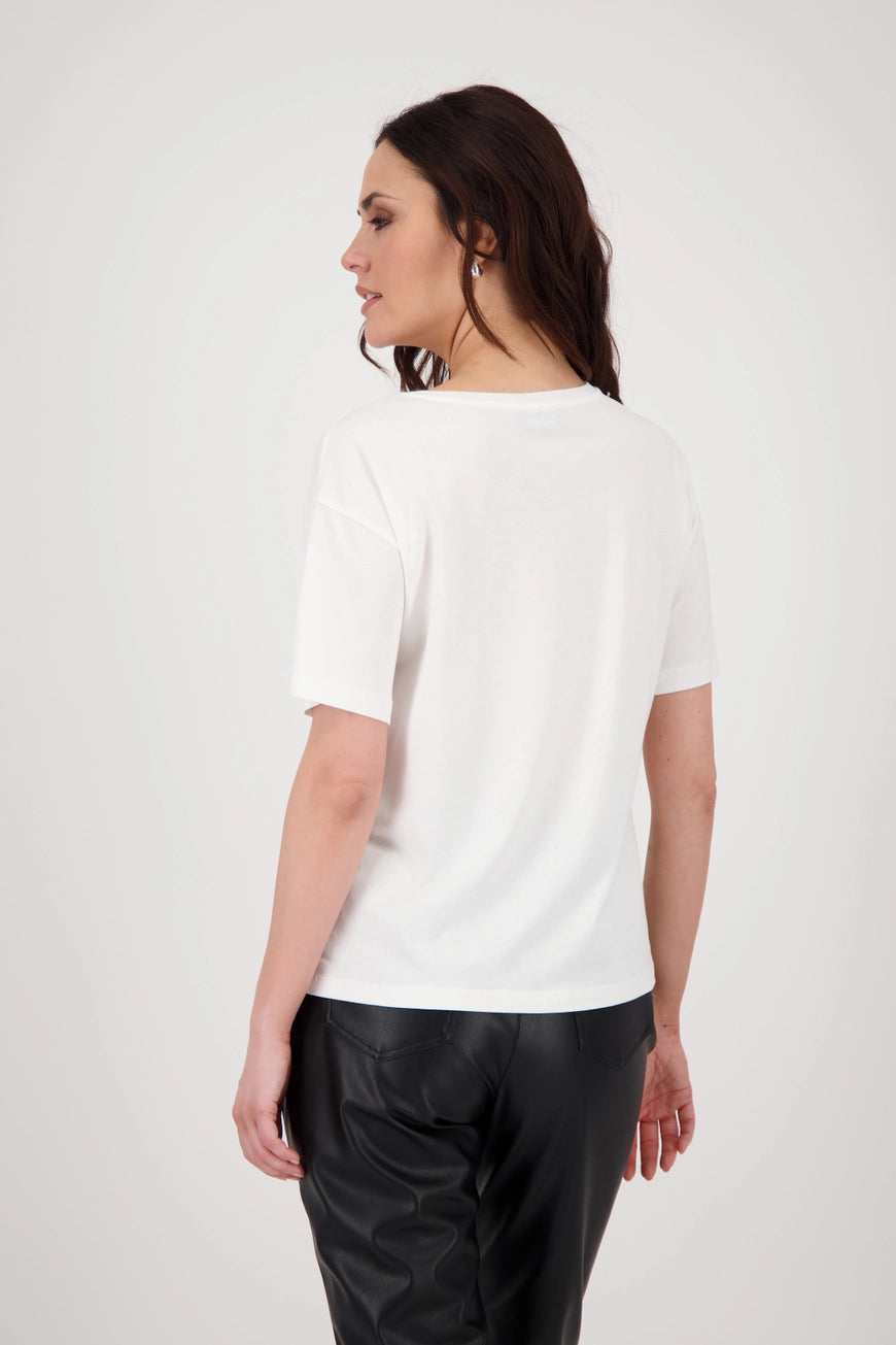 Monari Cream Happiness T-Shirt