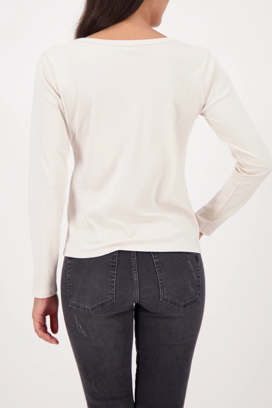Monari Cappuccino Print Top