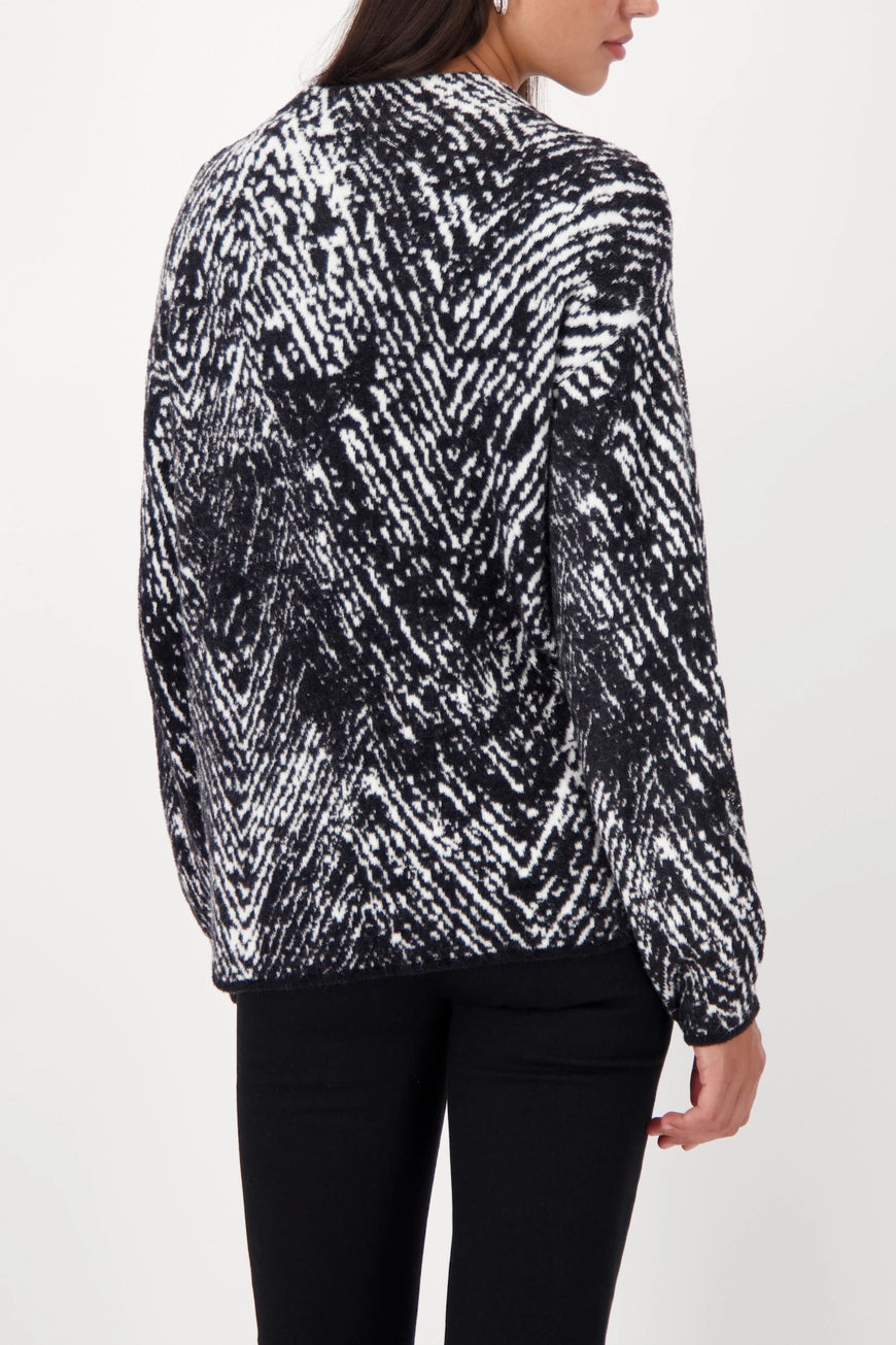 Monari Herringbone Sweater