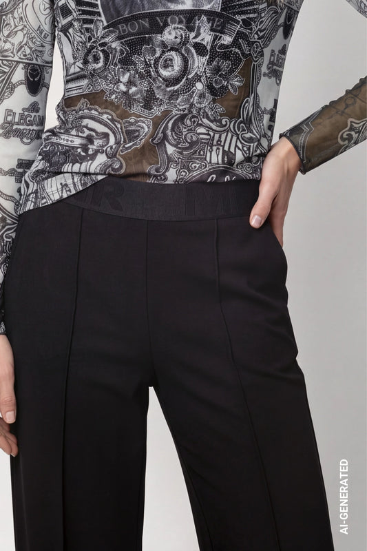Monari Black Trousers