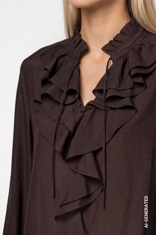 Monari Frill Blouse