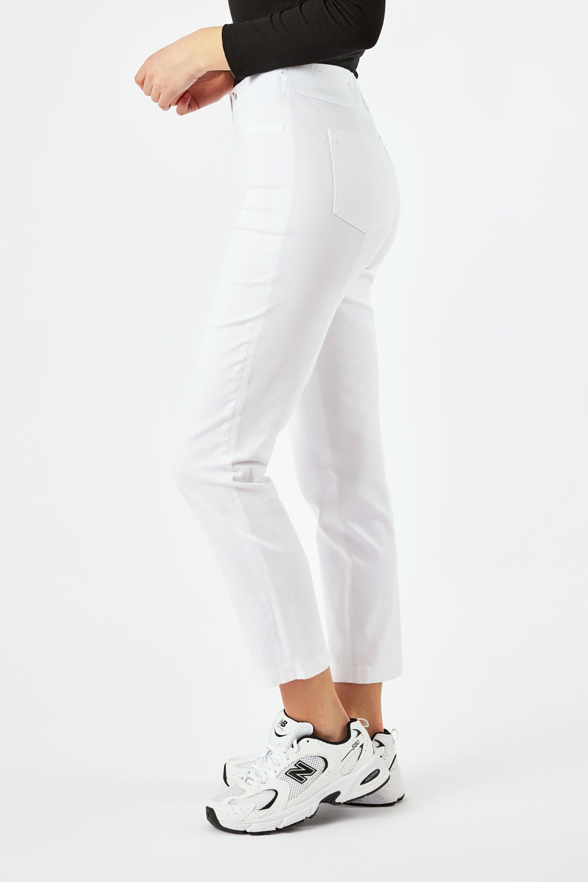 Robell Bella White Denims