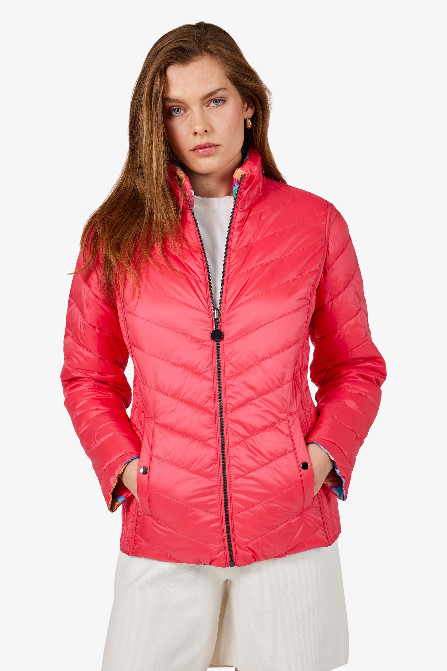 Coral Padded Reversible Jacket