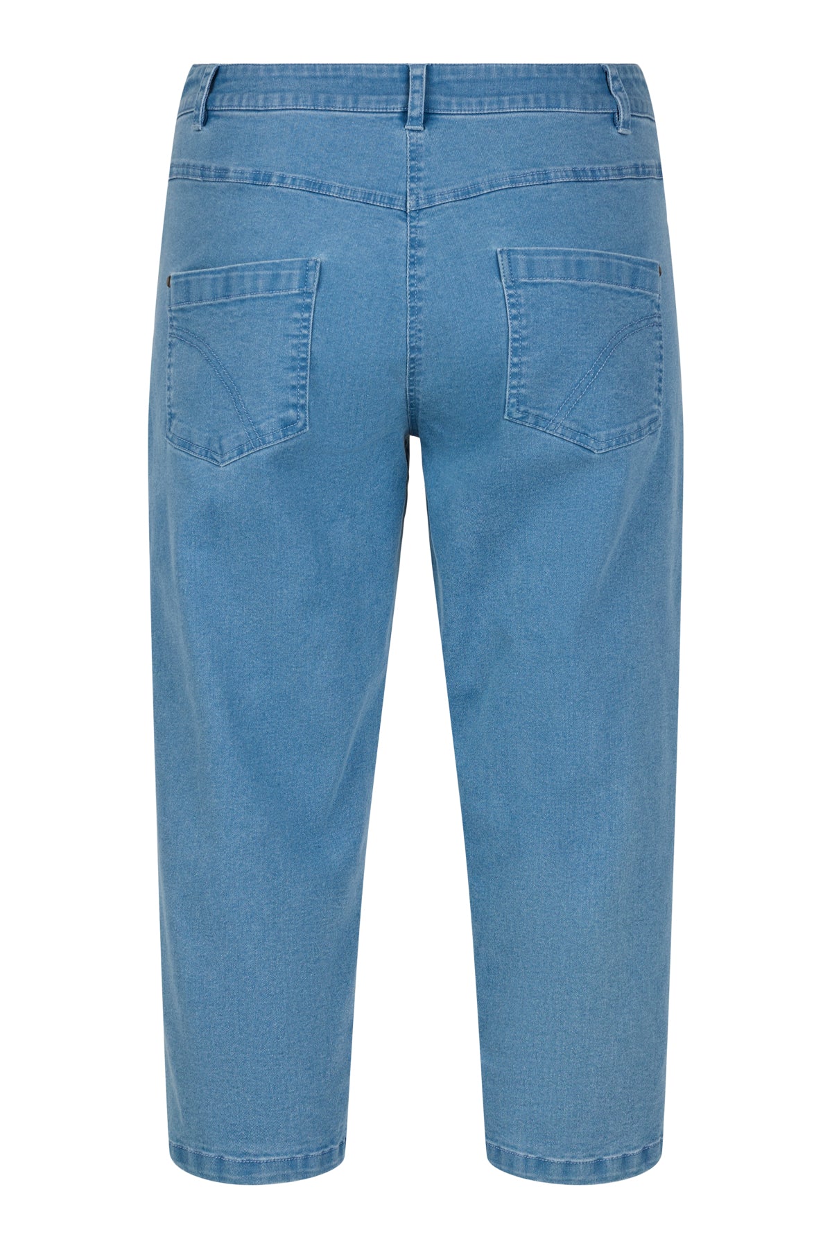 Sunday Blue Denim Cropped Trousers