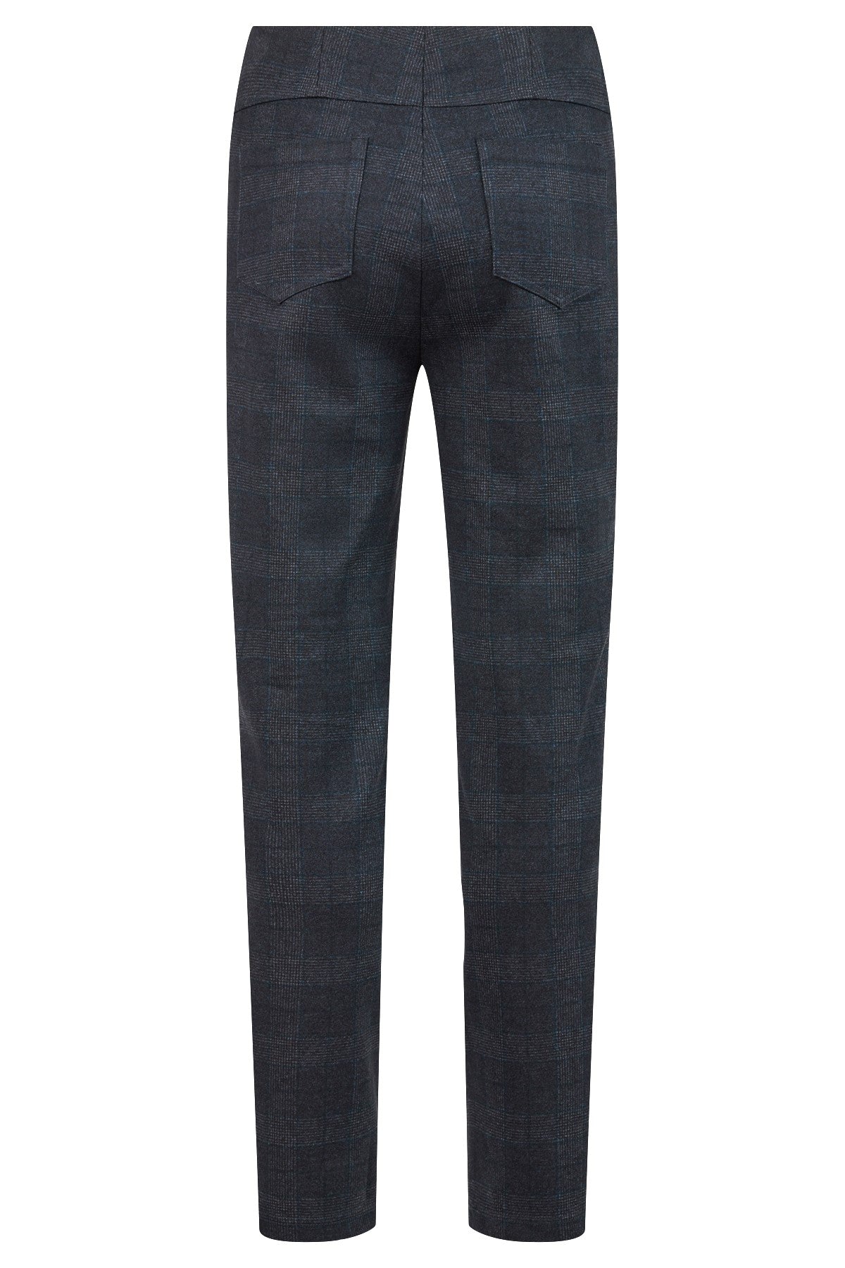 Robell Bella Charcoal Check Trousers