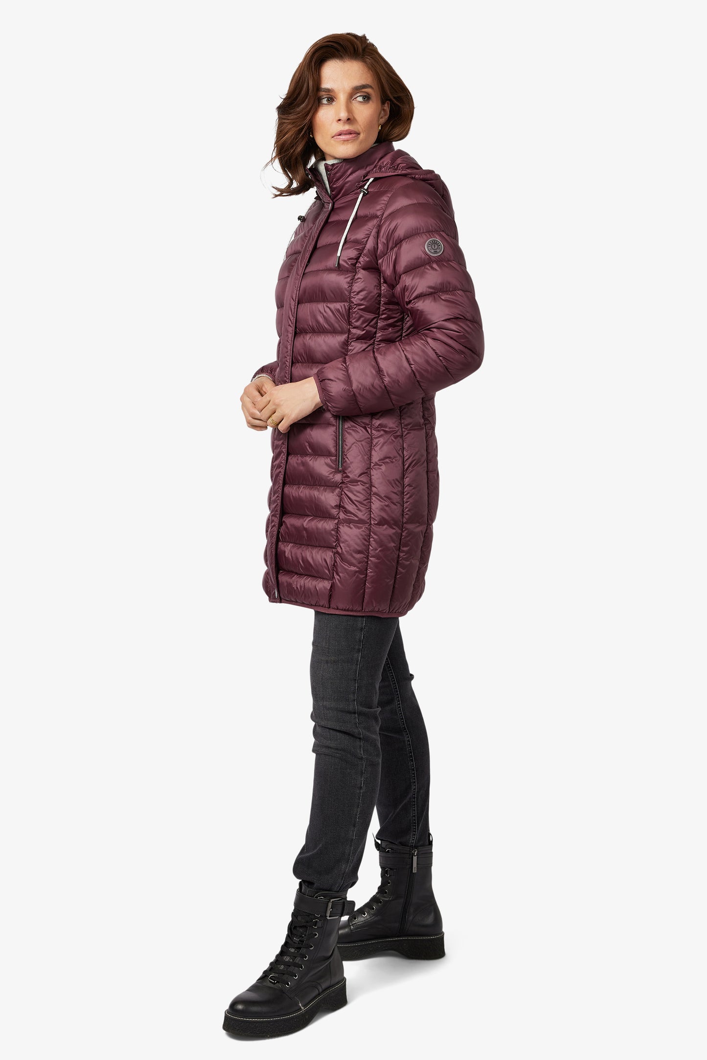 Frandsen Burgundy Padded Jacket