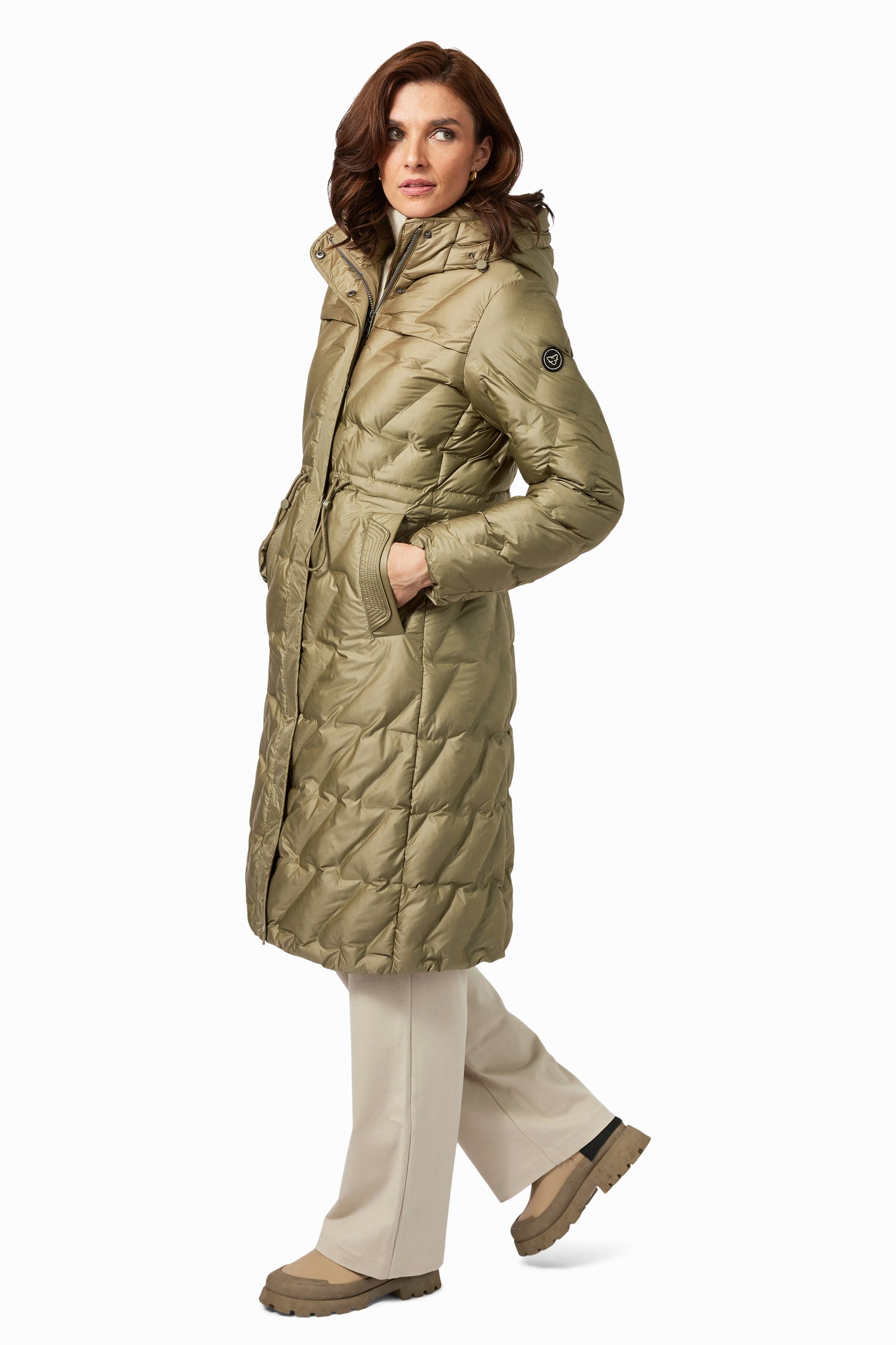 Frandsen Sage Green Padded Coat