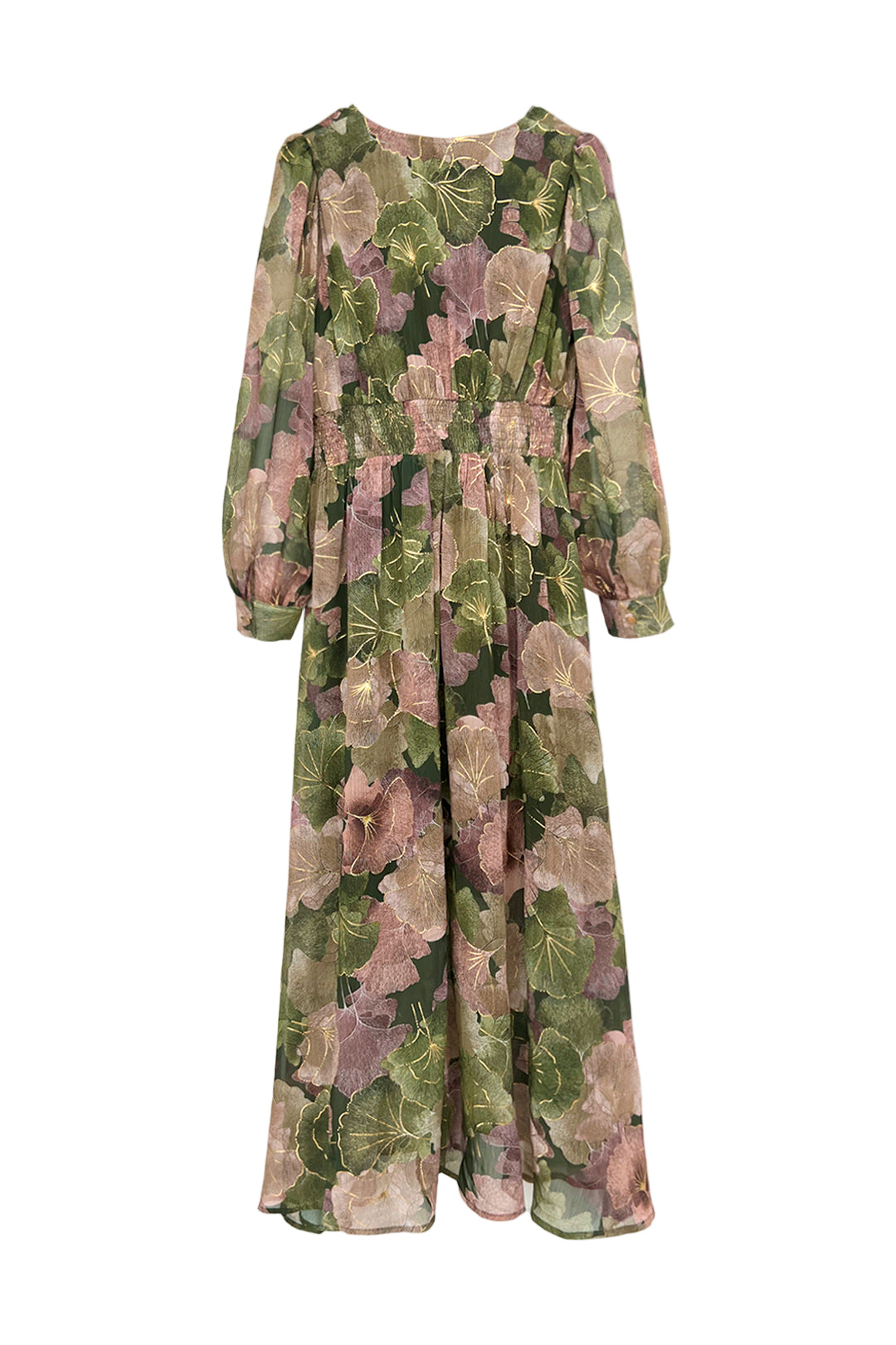 Olive Green Flowy Dress