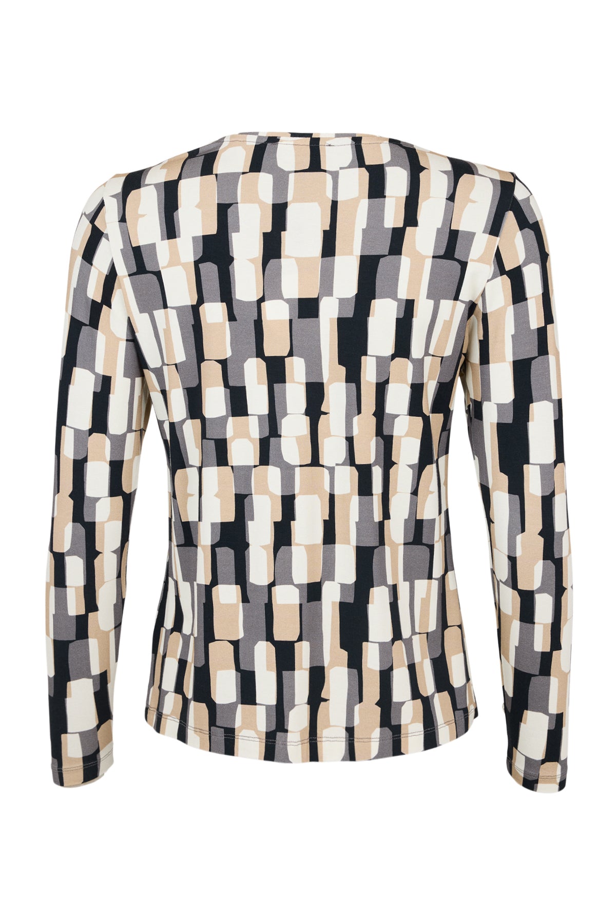 Sunday Black Geometric Top