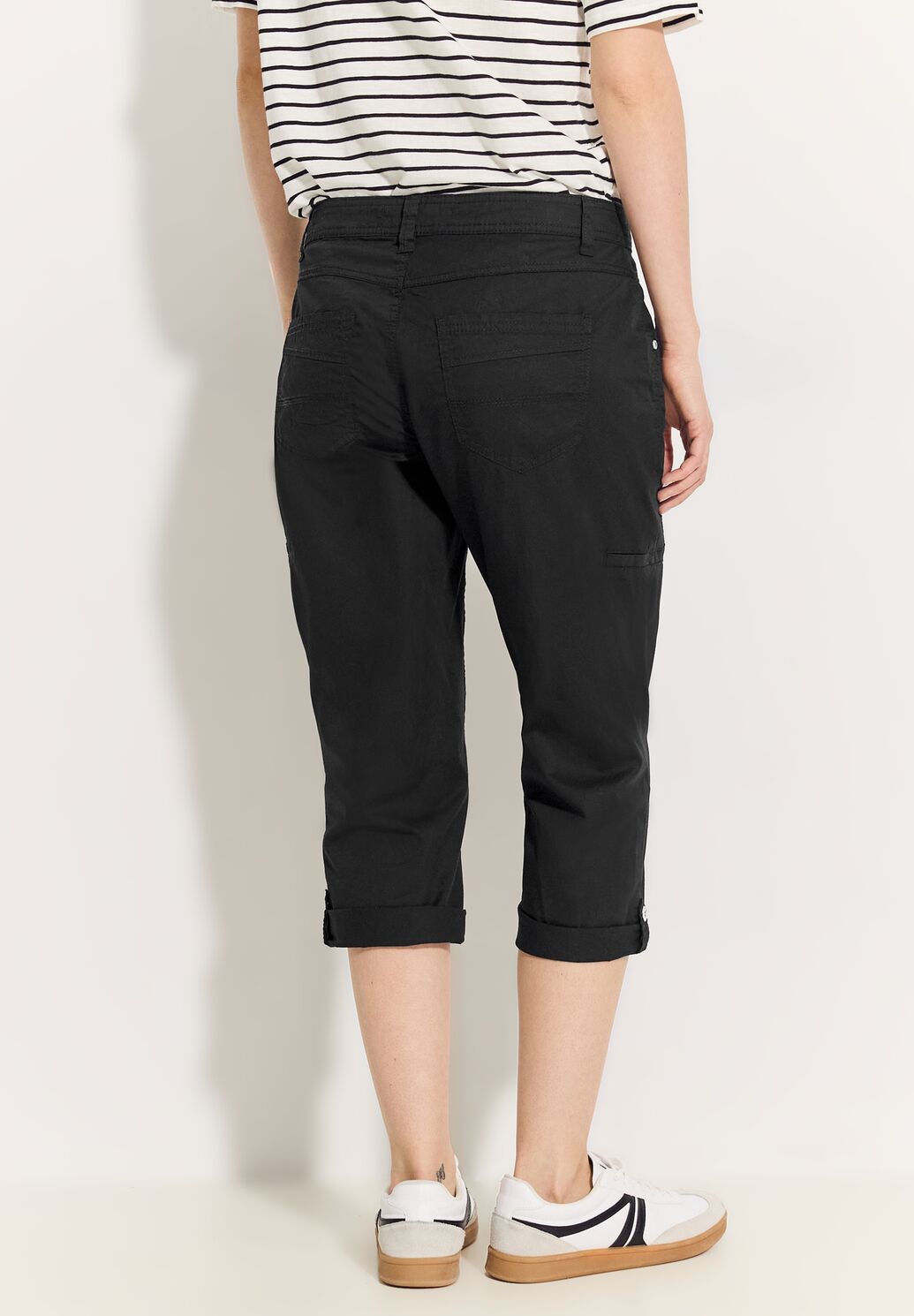 Cecil Black Papertouch 3/4 Trousers