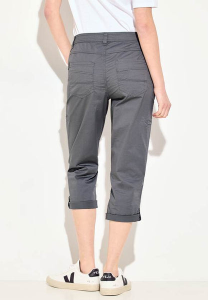 Cecil Soft Grey Papertouch 3/4 Trousers