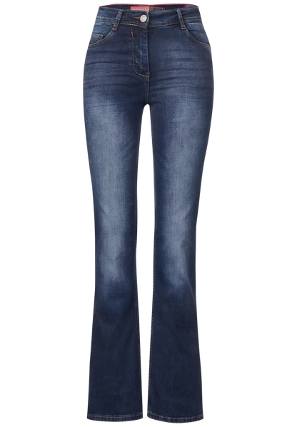 Cecil Mid Blue Bootcut Jeans