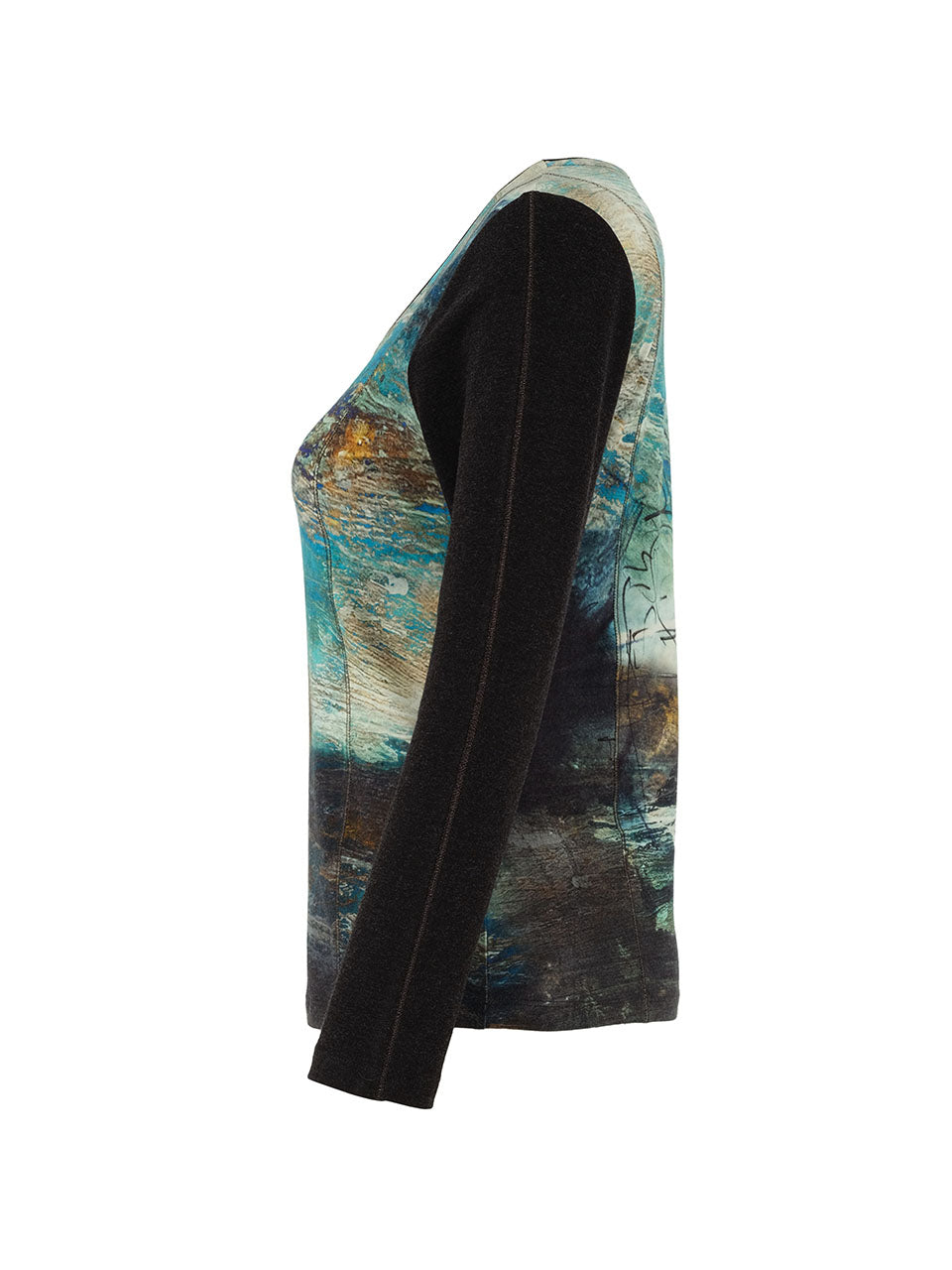 Dolcezza Art Inspired Long Sleeve Top