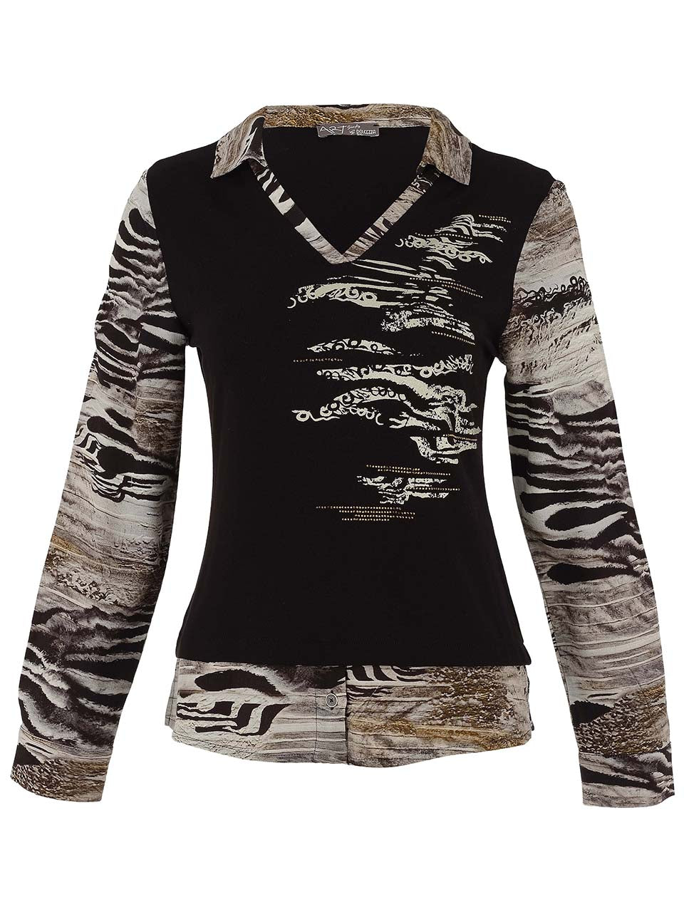 Dolcezza Art Inspired Print Top