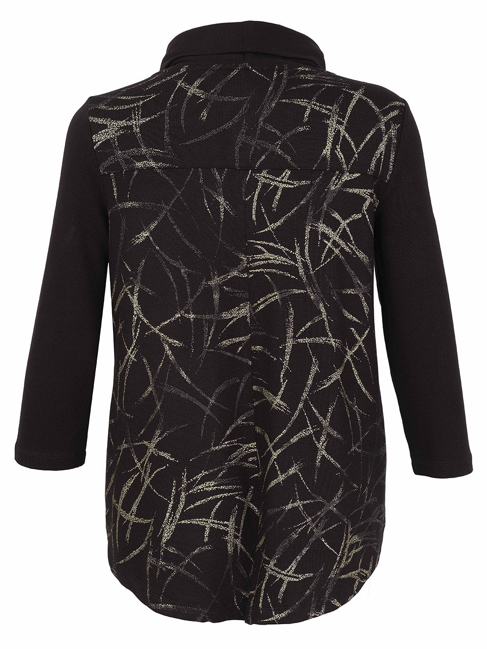 Dolcezza Black and Gold Top