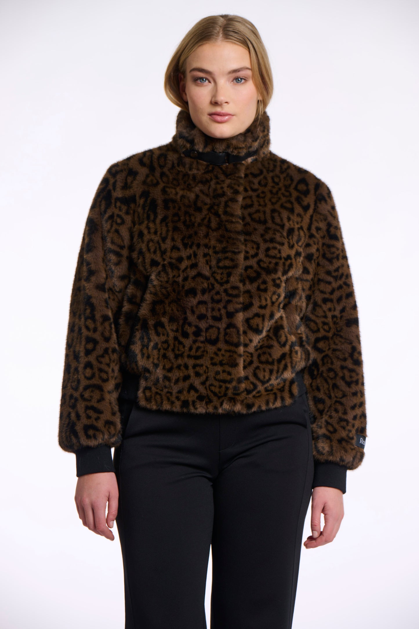Leopard Faux Fur Jacket