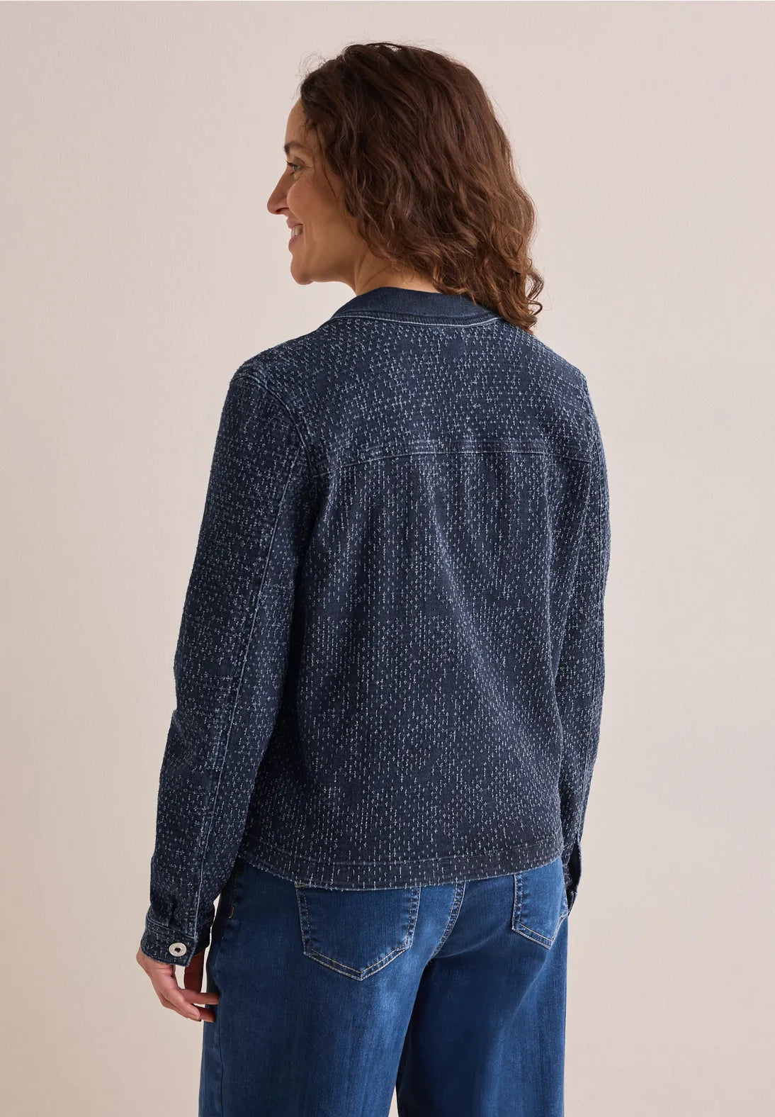 Cecil Denim Bouclé Jacket