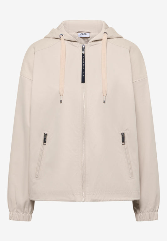 Cecil Cotton-Mix Blouson with Hoody