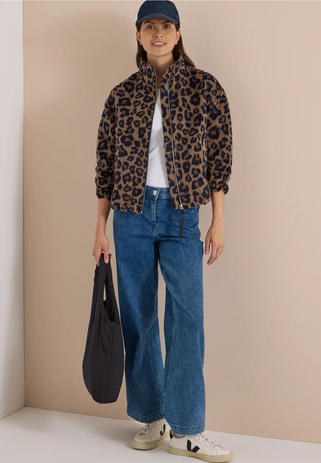 Cecil Leopard Print Jacket