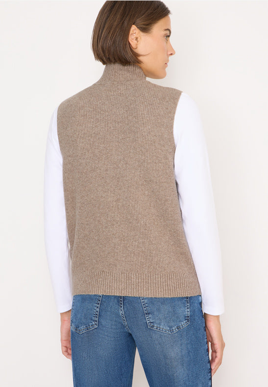 Cecil Cosy Rib Mix Gilet