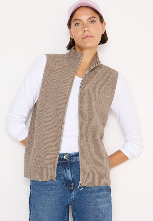 Cecil Cosy Rib Mix Gilet