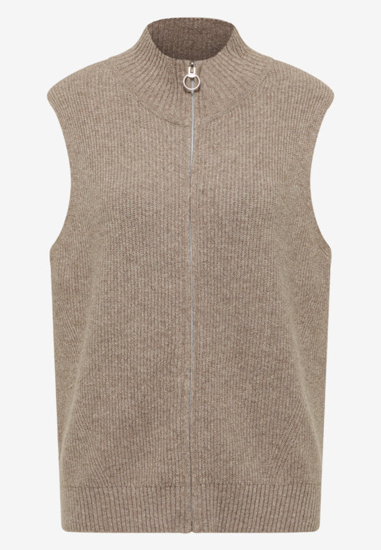 Cecil Cosy Rib Mix Gilet