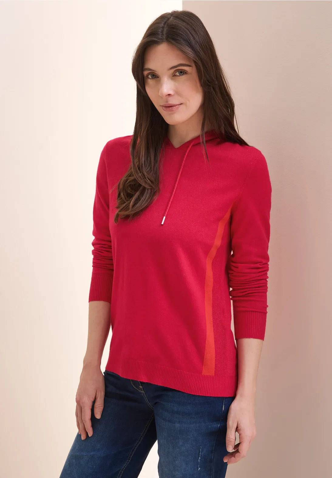 Cecil Red Cosy Hoodie
