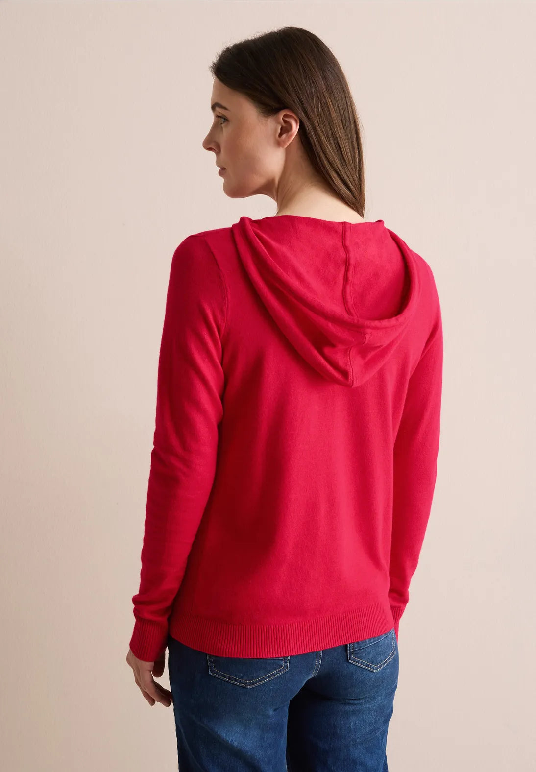 Cecil Red Cosy Hoodie