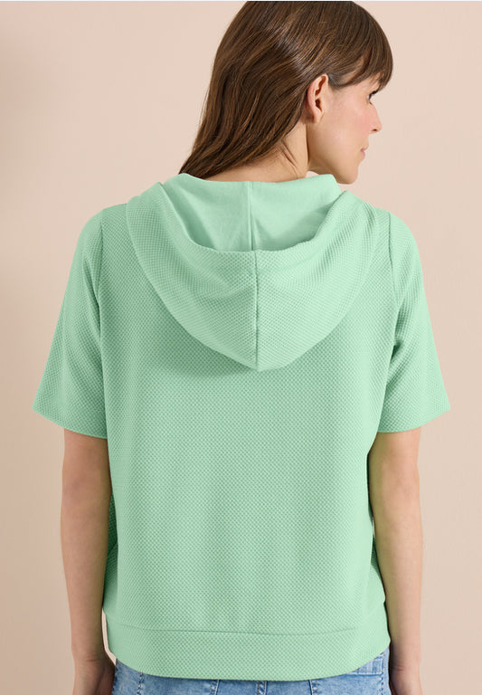 Cecil Lime Short Sleeve Sweatshirt