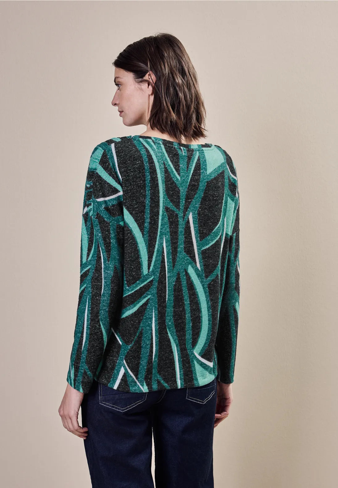 Cecil Printed Long Sleeved Top