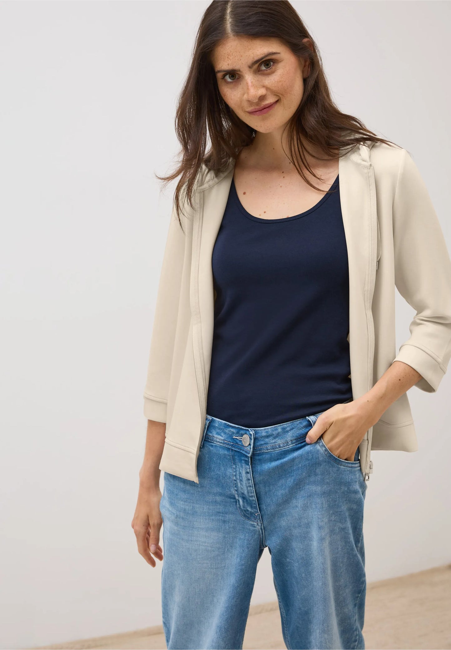 Cecil Soft Modal Hoody Jacket