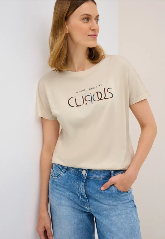Cecil Curious Cream T-Shirt