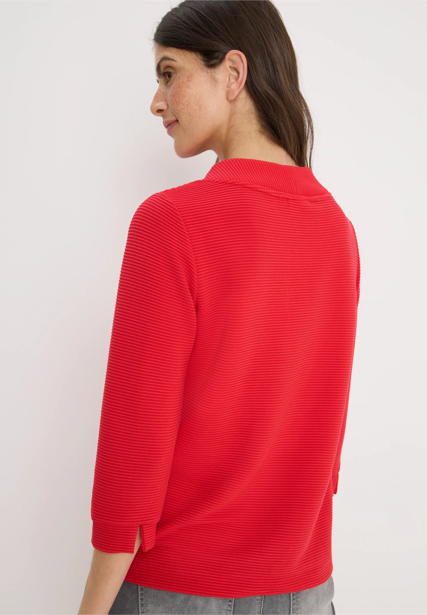 Cecil Fiery Red Ottoman Top