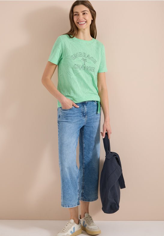 Cecil Lime Embrace Change Top