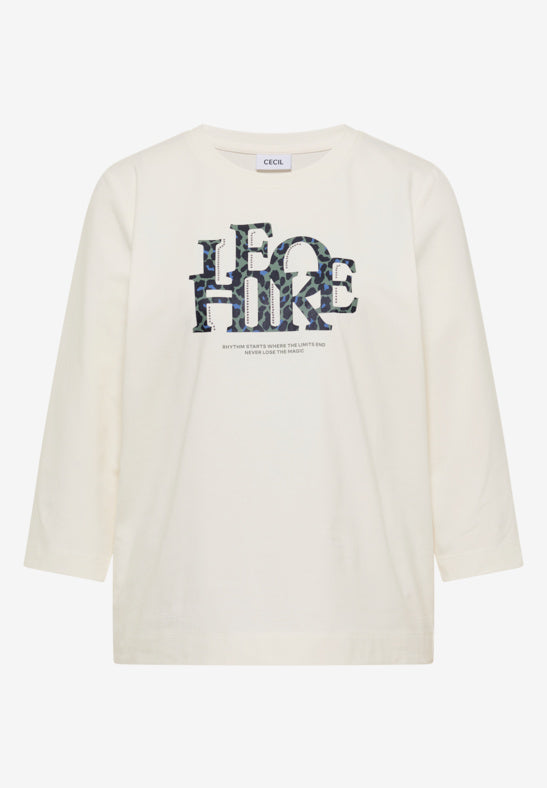 Cecil Leo Hike Print T-Shirt