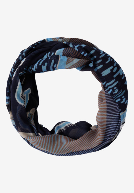 Cecil Dark Blue Loop Scarf