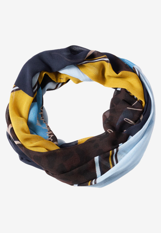 Cecil Truffle Brown Loop Scarf