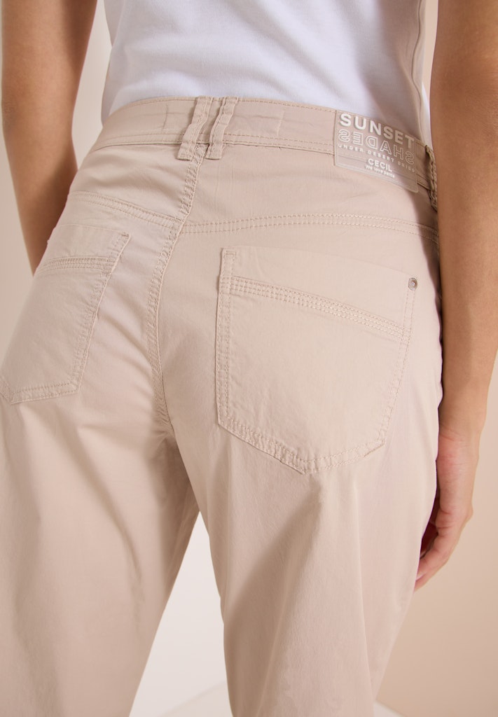 Cecil Beige Scarlett Barrel Papertouch Trouser