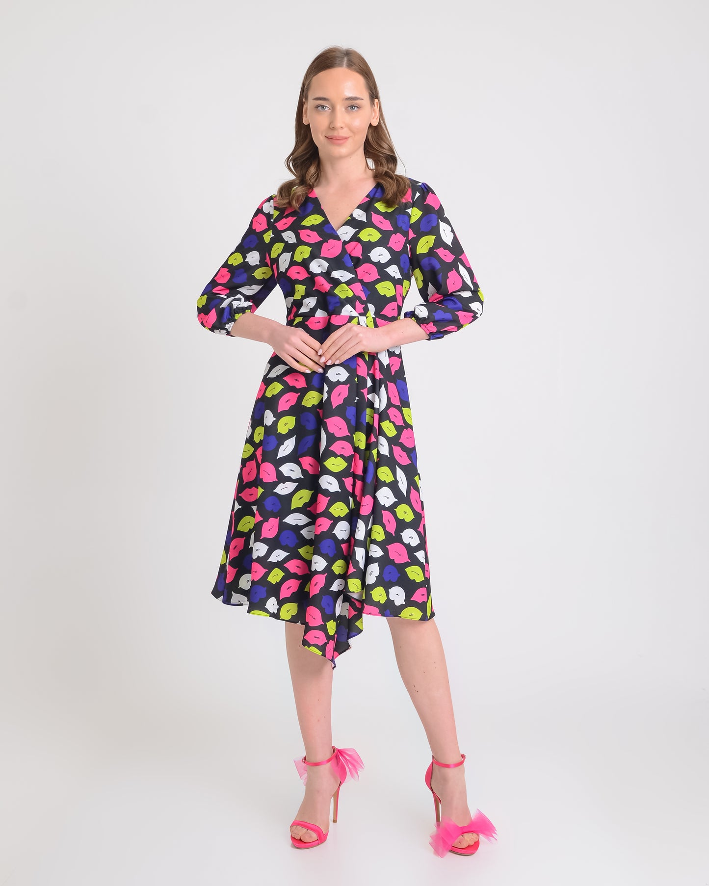 Lip Print Dress