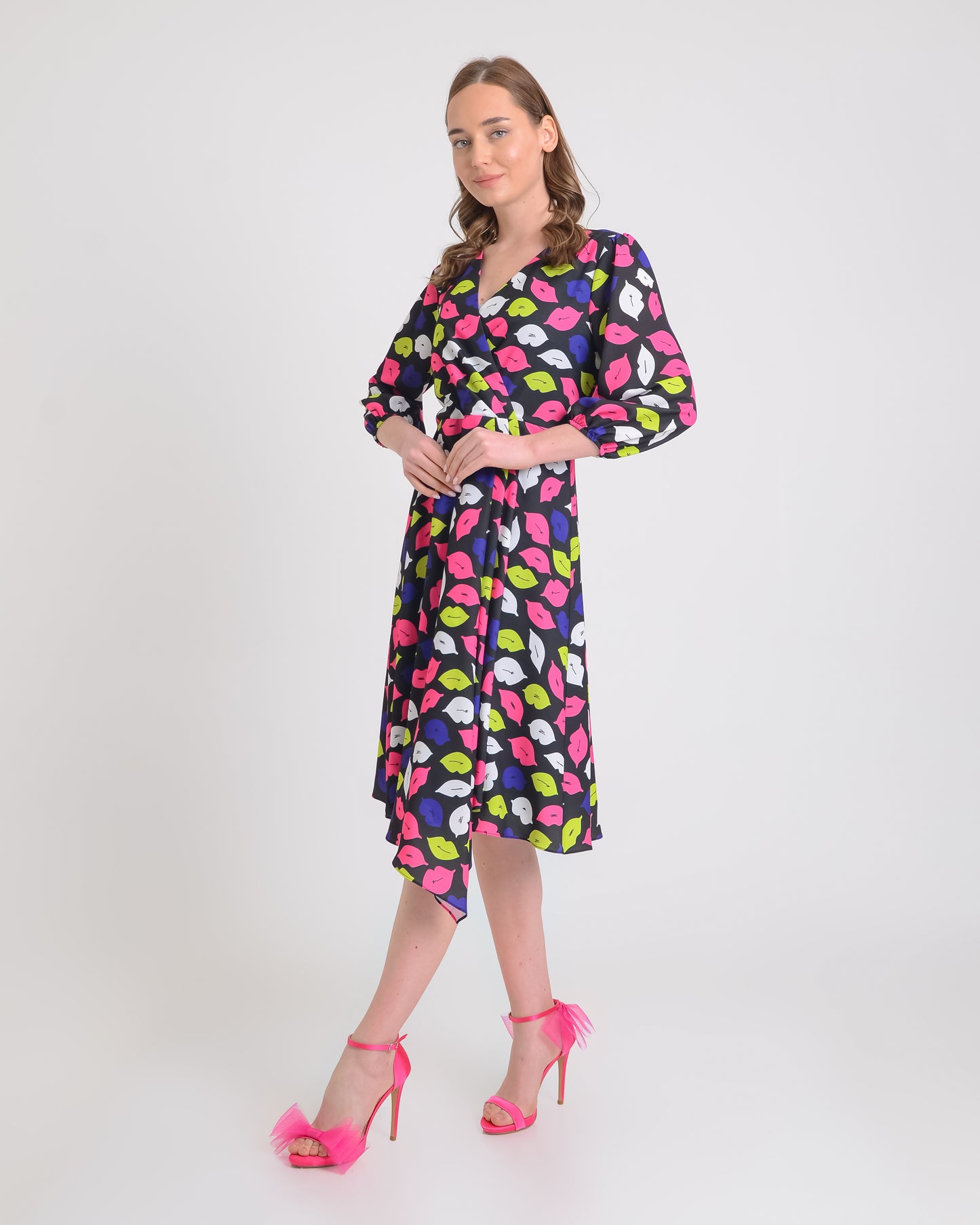 Lip Print Dress