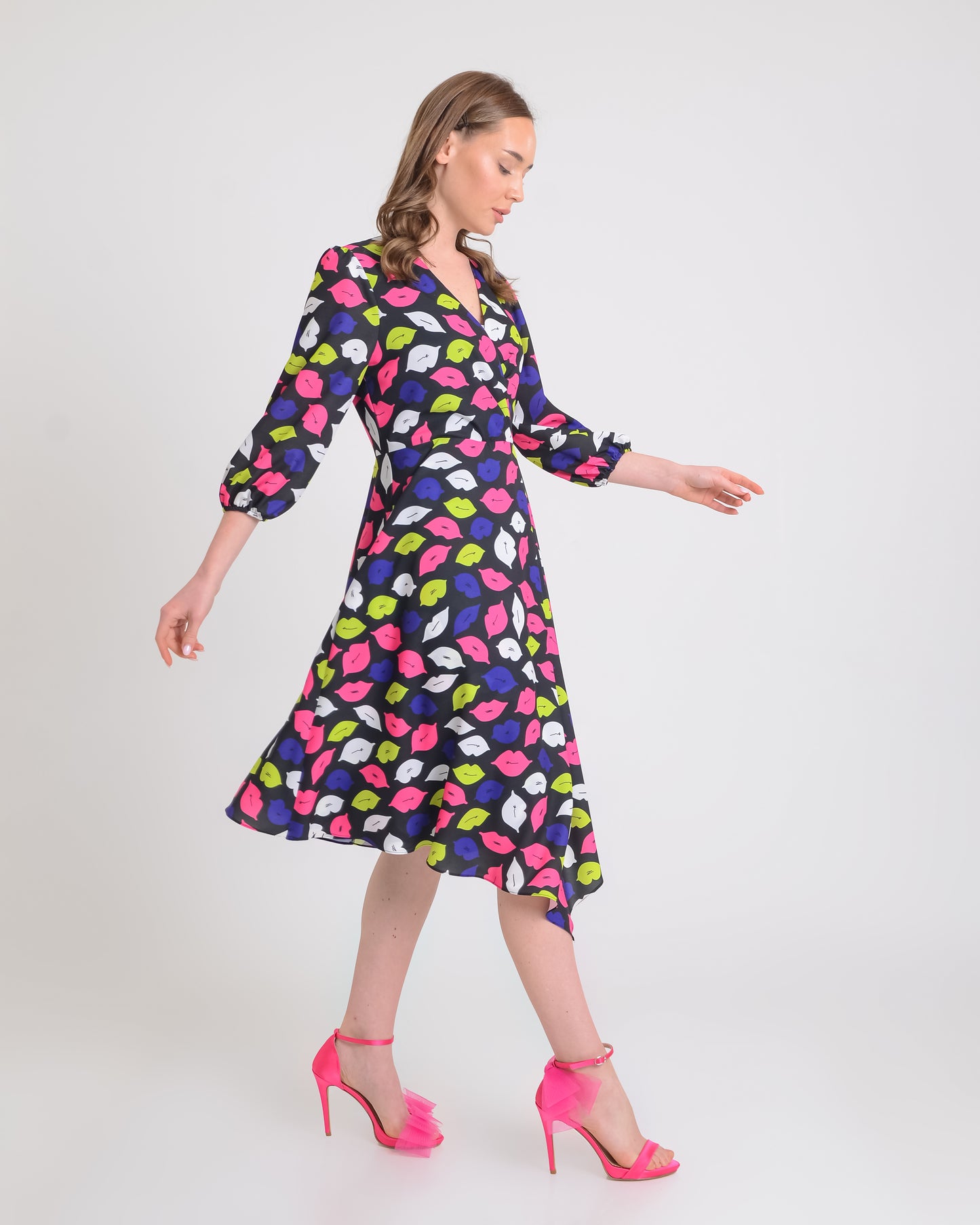 Lip Print Dress