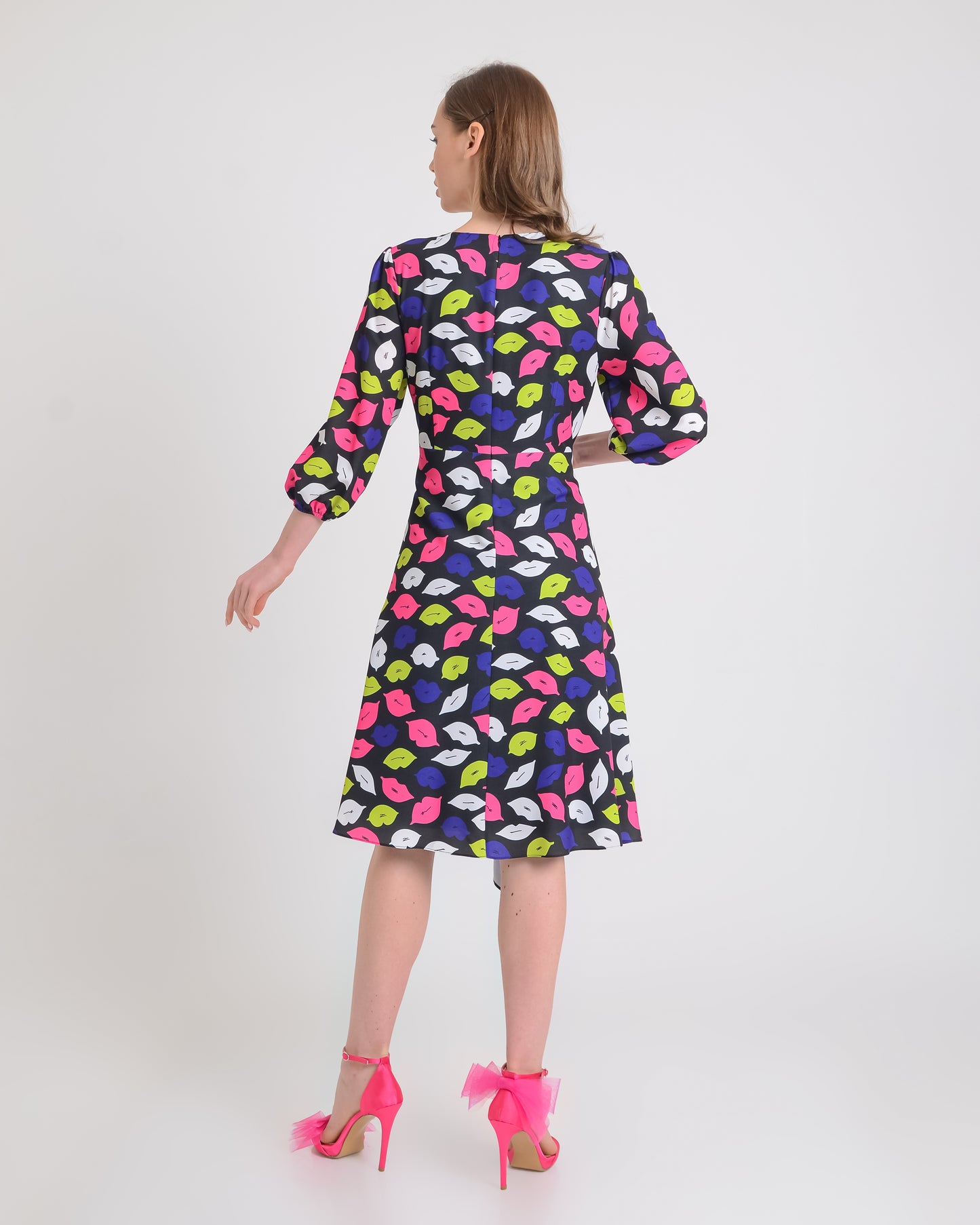 Lip Print Dress