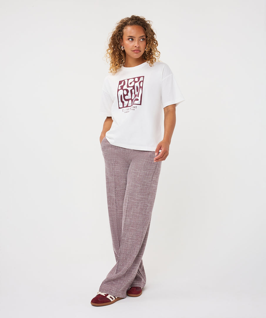 Esqualo Forms Off White T-shirt
