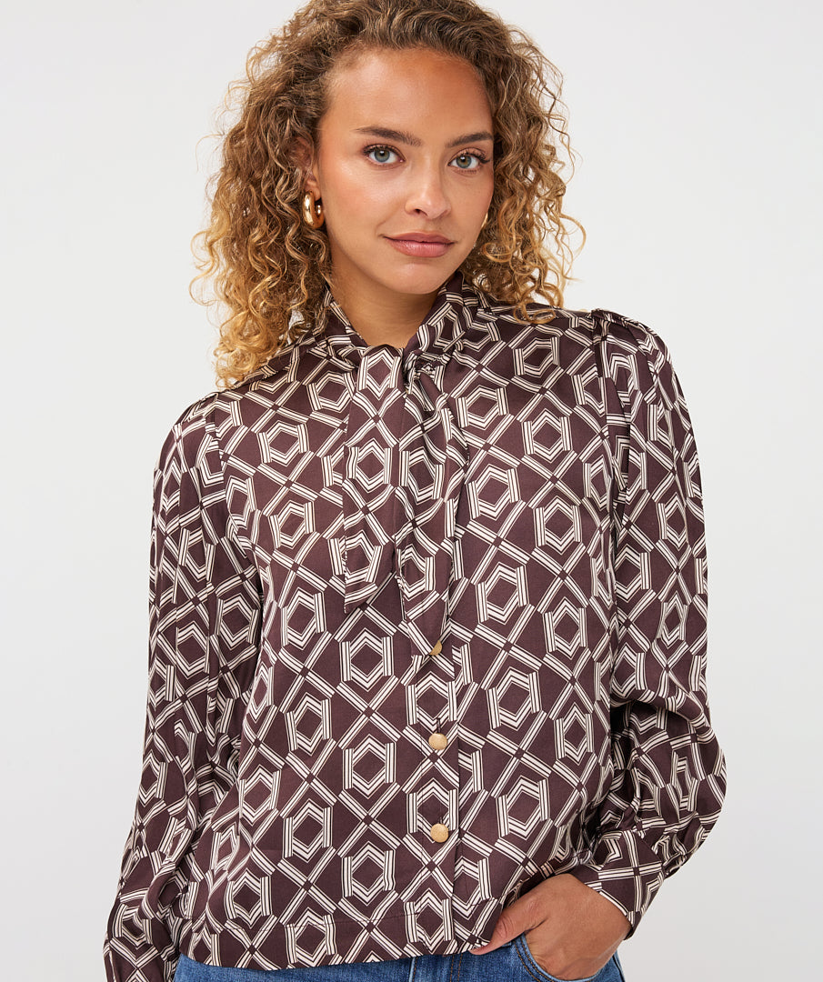 Esqualo Cacao Blouse