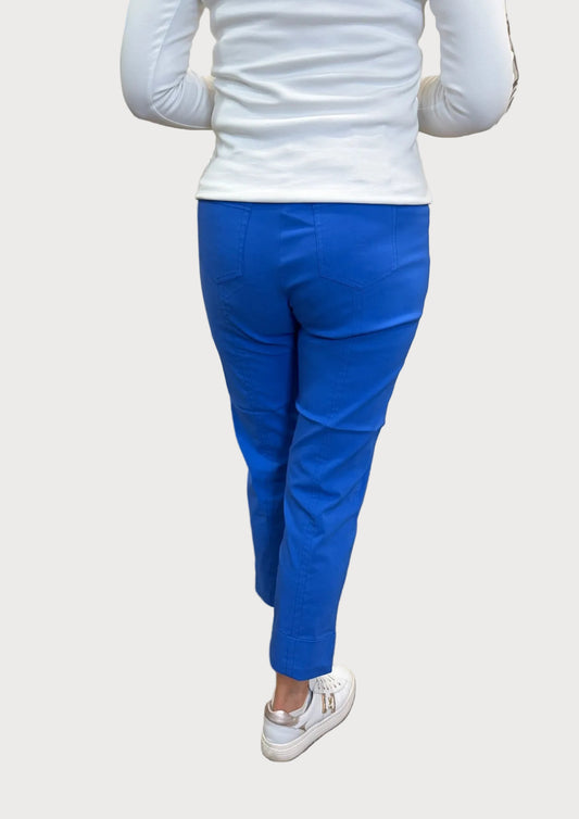 Robell Bella Marine Blue 7/8 Trousers