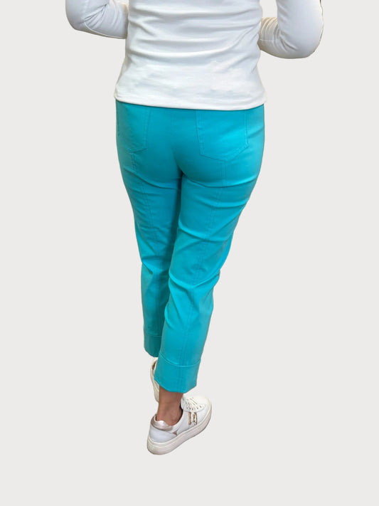 Robell Bella Aqua Marine 7/8 Trousers