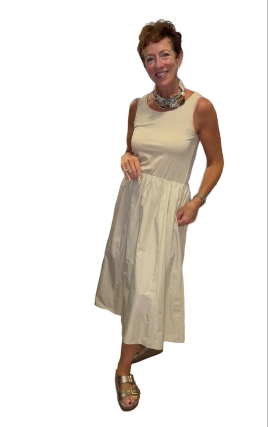 Tuzzi Ecru Dress & Sweater