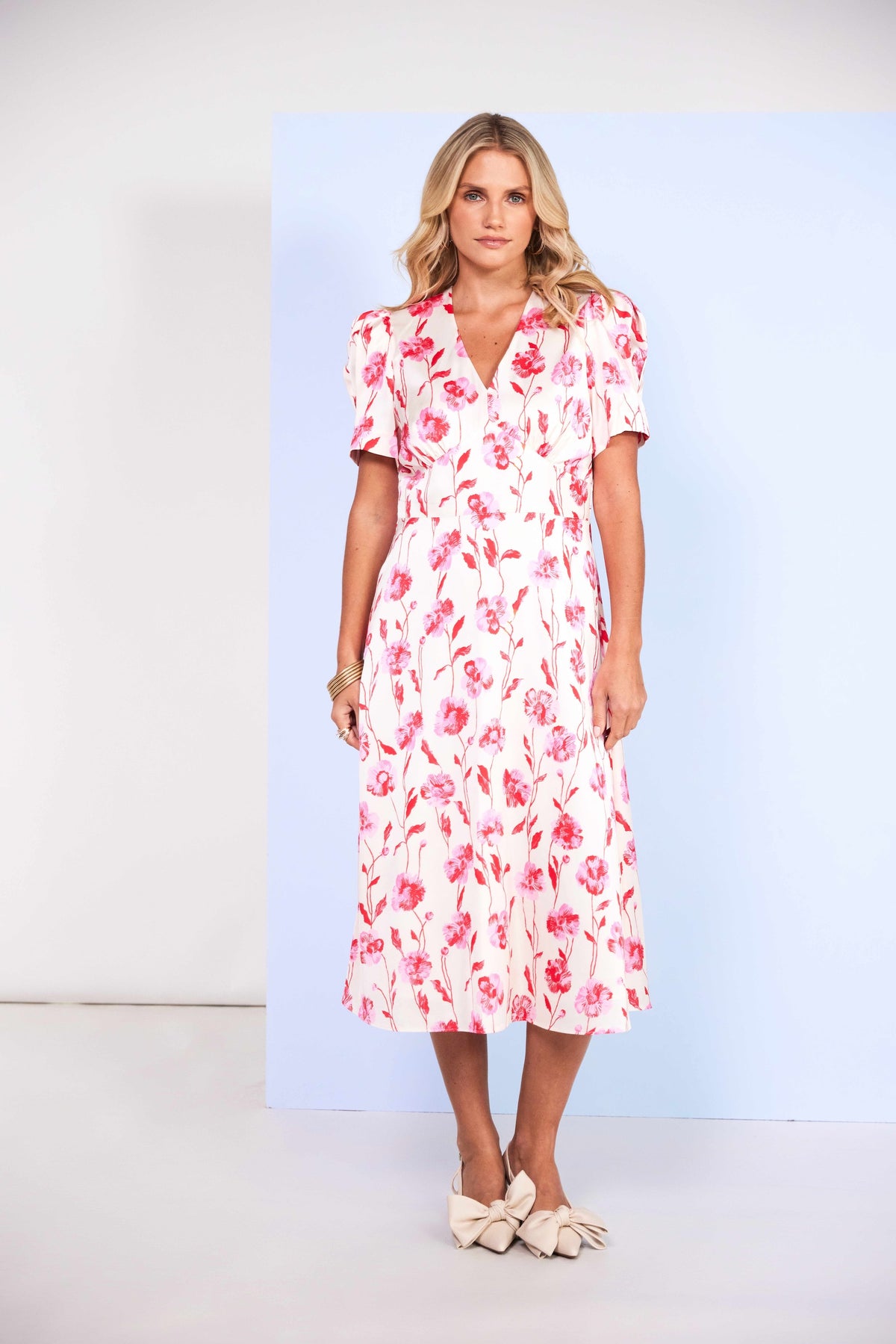 Kate Cooper Flower Print Dress