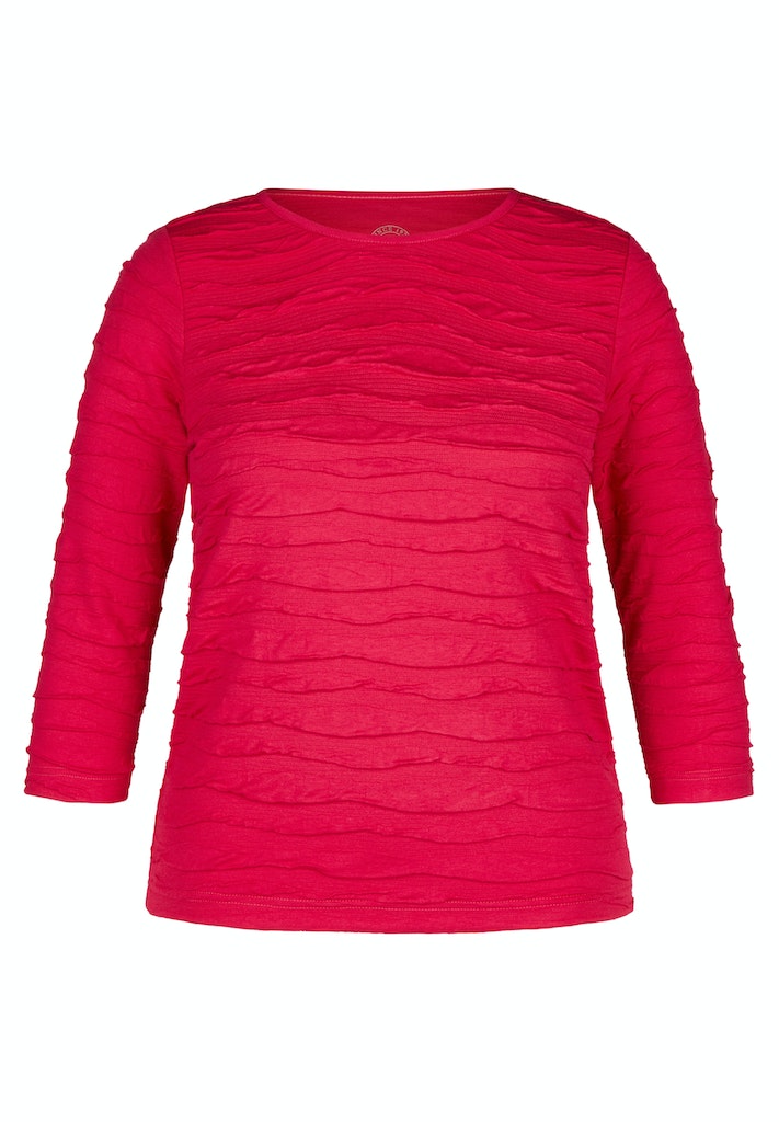 Rabe Wrinkled Effect Cerise Top